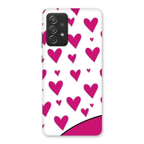 Romantic Couples with Hearts Back Case for Galaxy A72