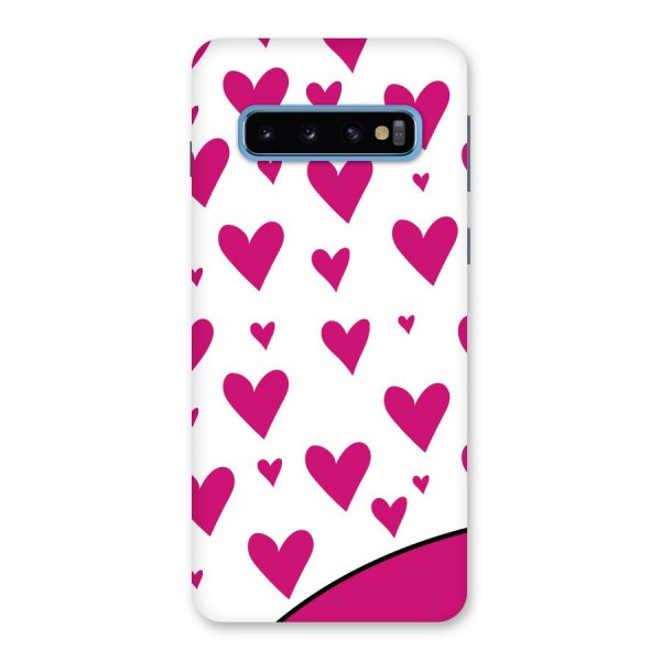 Romantic Couples with Hearts Back Case for Galaxy S10