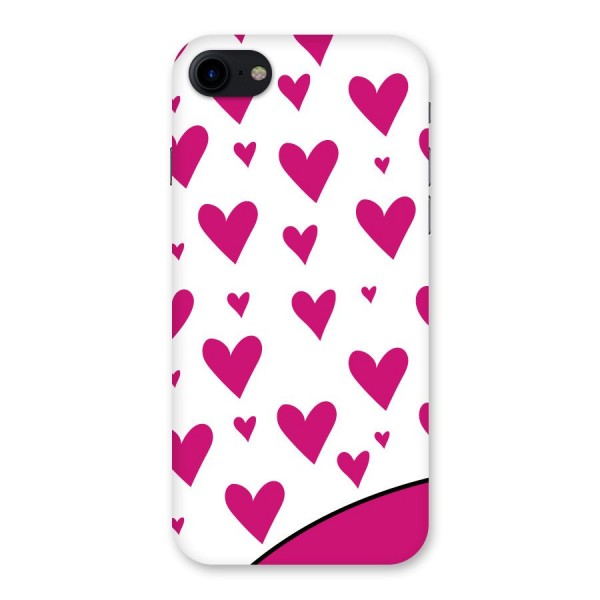 Romantic Couples with Hearts Back Case for iPhone SE 2020