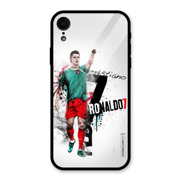 Ronaldo In Portugal Jersey Glass Back Case for XR