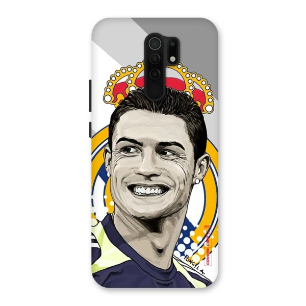 Ronaldo Madrid King Back Case for Redmi 9 Prime