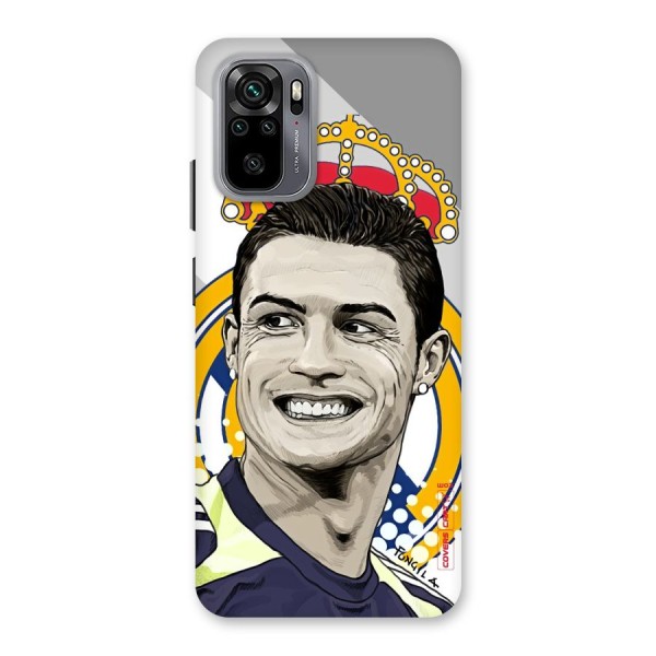 Ronaldo Madrid King Back Case for Redmi Note 10