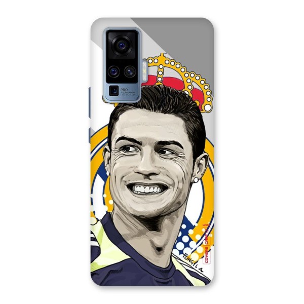 Ronaldo Madrid King Back Case for Vivo X50 Pro