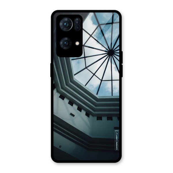 Rooftop Perspective Glass Back Case for Oppo Reno7 Pro 5G