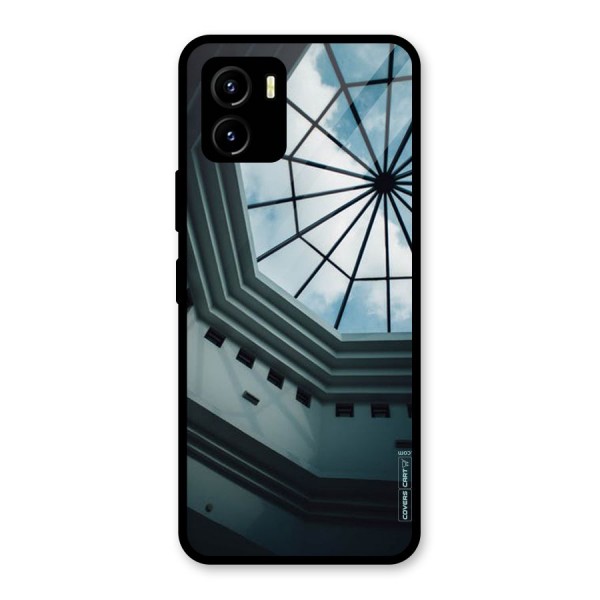 Rooftop Perspective Glass Back Case for Vivo Y15s