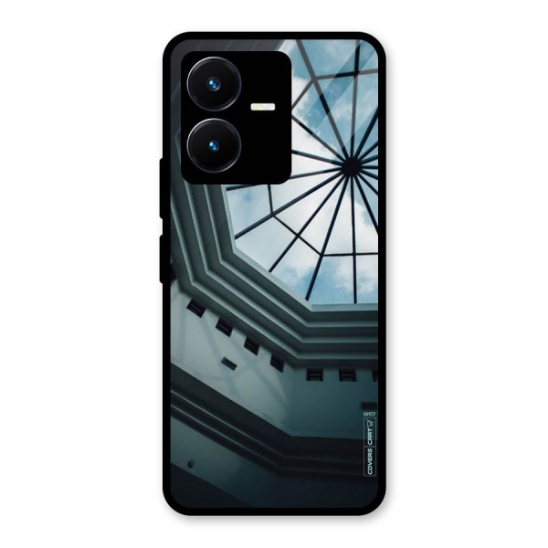 Rooftop Perspective Glass Back Case for Vivo Y22