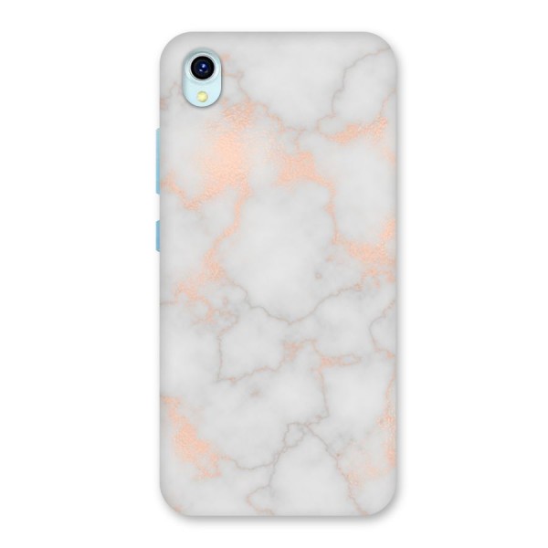 RoseGold Marble Back Case for Vivo Y1s