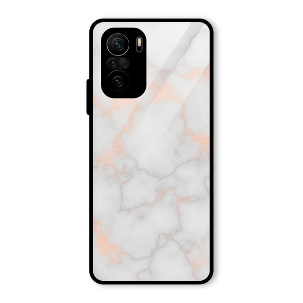 RoseGold Marble Glass Back Case for Mi 11x