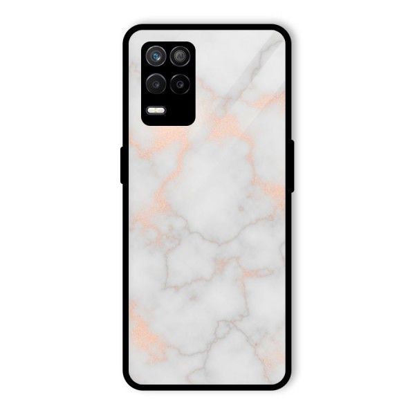 RoseGold Marble Glass Back Case for Realme 9 5G