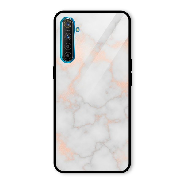 RoseGold Marble Glass Back Case for Realme XT