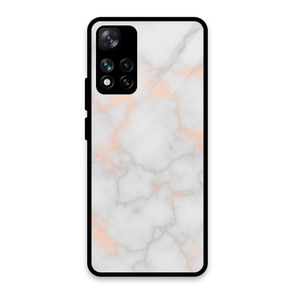 RoseGold Marble Glass Back Case for Xiaomi 11i HyperCharge 5G