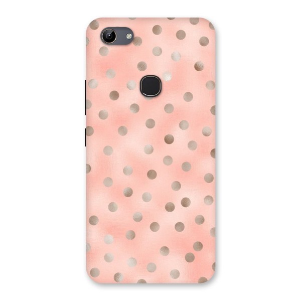 RoseGold Polka Dots Back Case for Vivo Y81