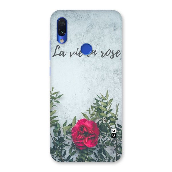 Rose Life Back Case for Redmi Note 7