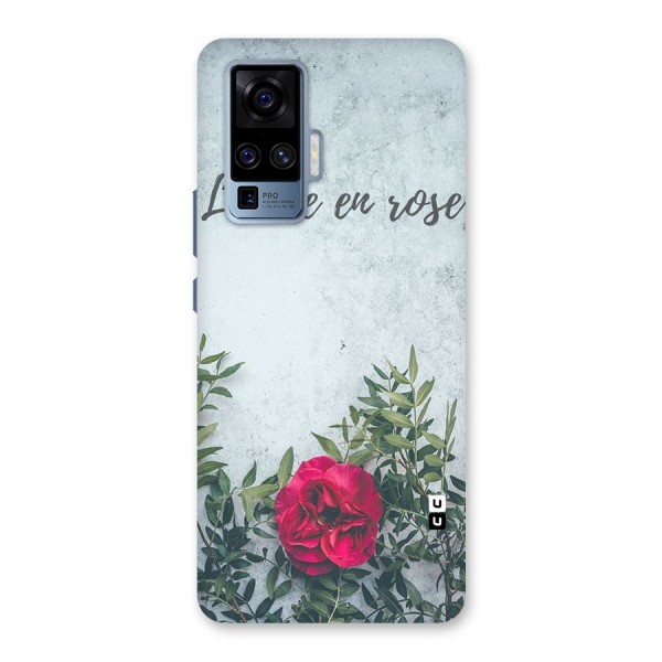 Rose Life Back Case for Vivo X50 Pro