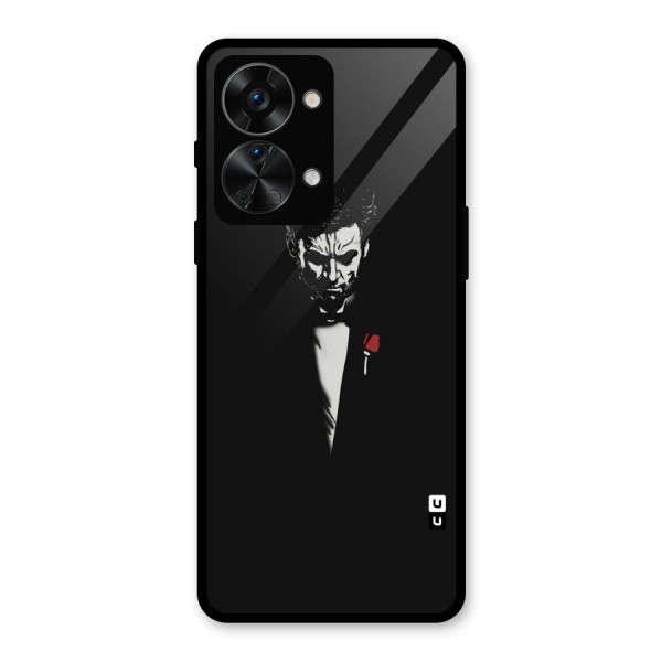 Rose Man Glass Back Case for OnePlus Nord 2T