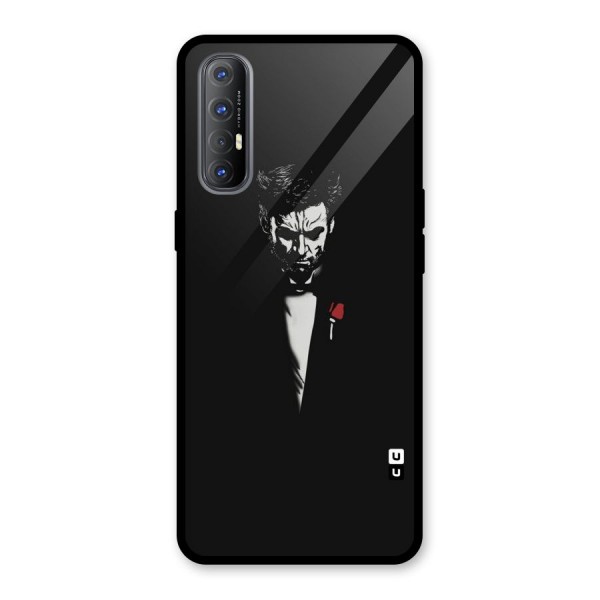 Rose Man Glass Back Case for Oppo Reno3 Pro