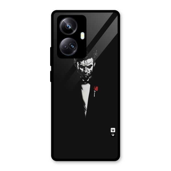 Rose Man Glass Back Case for Realme 10 Pro Plus