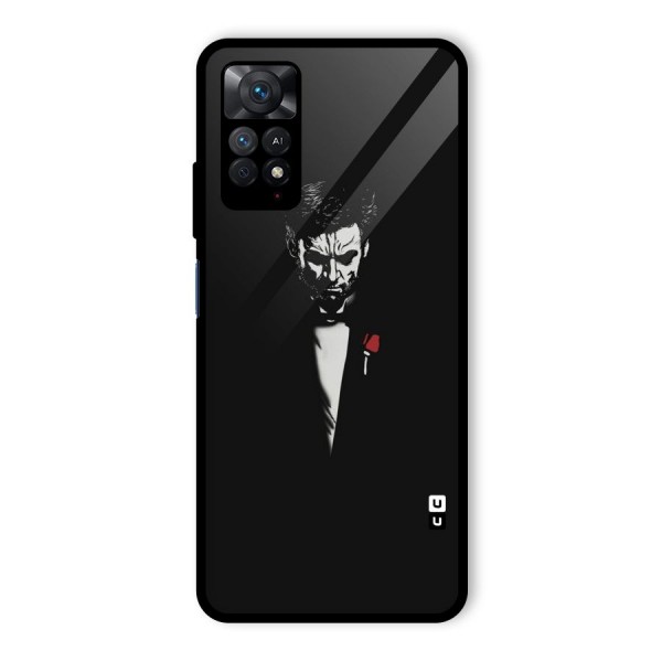 Rose Man Glass Back Case for Redmi Note 11 Pro Plus 5G