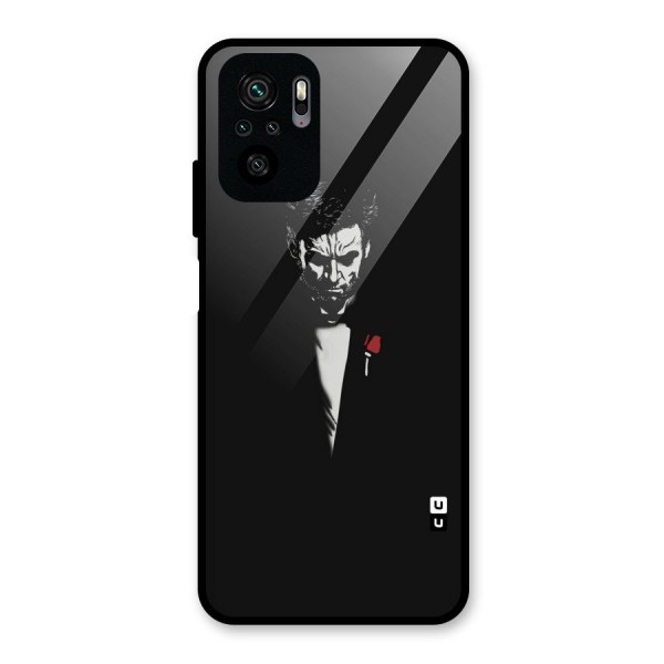 Rose Man Glass Back Case for Redmi Note 11 SE