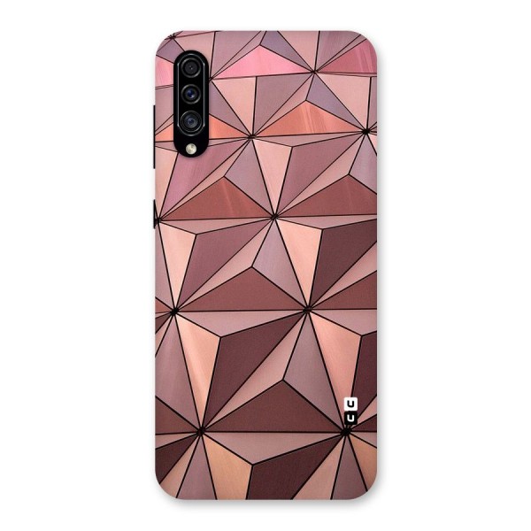 Rosegold Abstract Shapes Back Case for Galaxy A30s