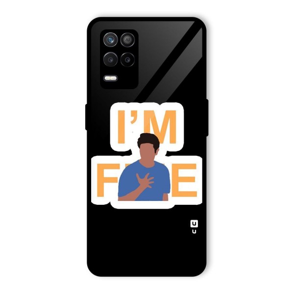 Ross is Fine Glass Back Case for Realme 9 5G