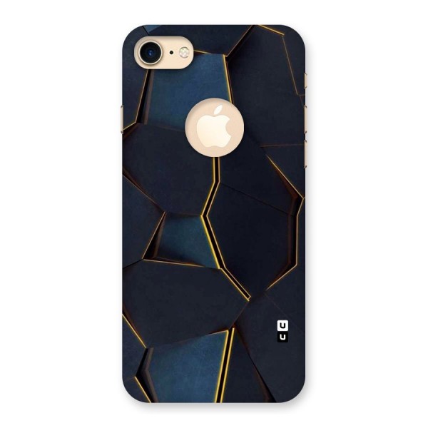 Royal Abstract Back Case for iPhone 8 Logo Cut