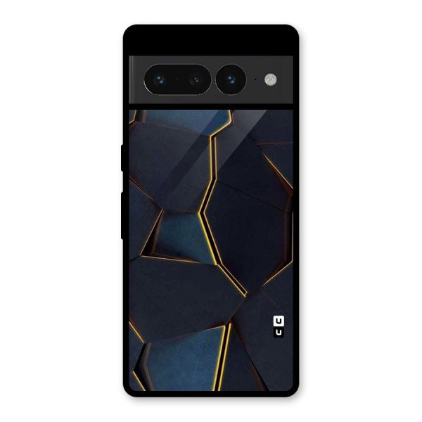 Royal Abstract Glass Back Case for Google Pixel 7 Pro