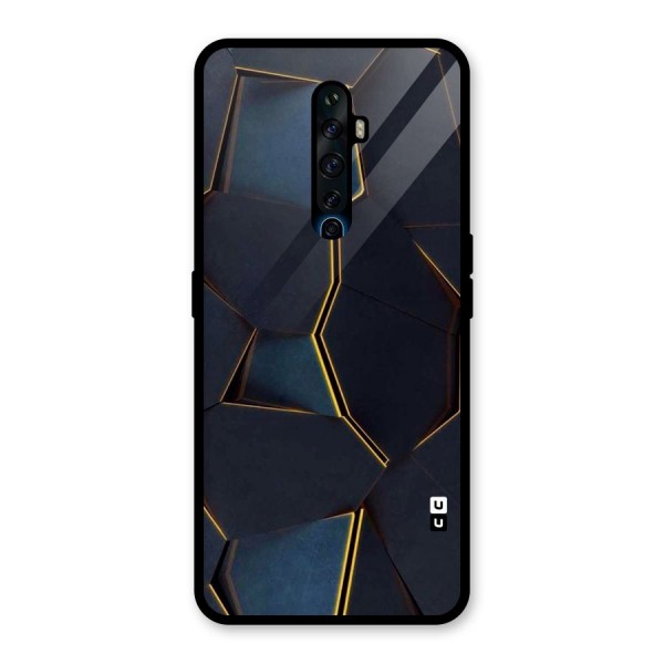 Royal Abstract Glass Back Case for Oppo Reno2 Z