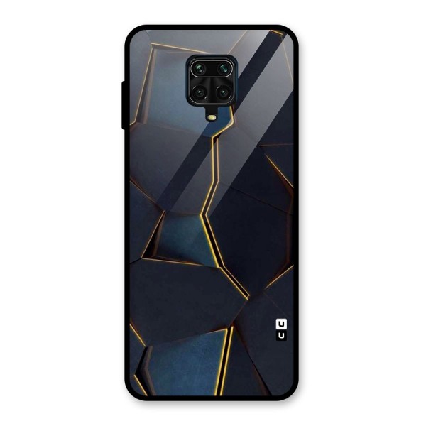 Royal Abstract Glass Back Case for Redmi Note 9 Pro Max