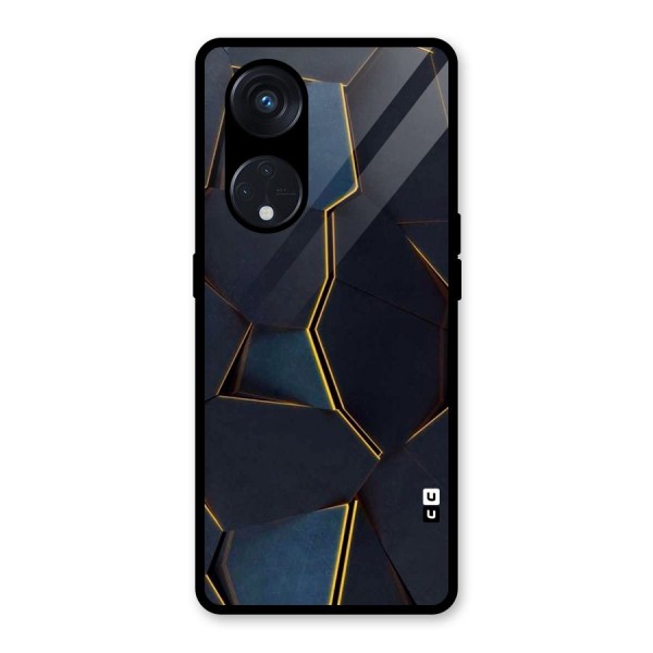 Royal Abstract Glass Back Case for Reno8 T 5G