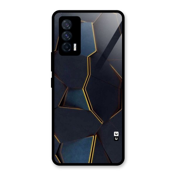 Royal Abstract Glass Back Case for Vivo iQOO 7 5G