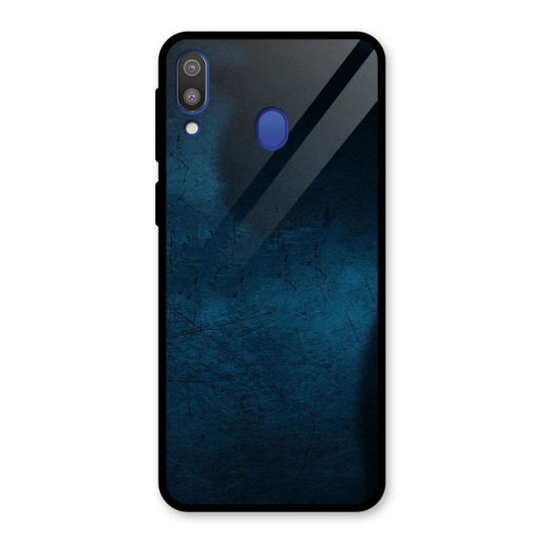 Royal Blue Glass Back Case for Galaxy M20