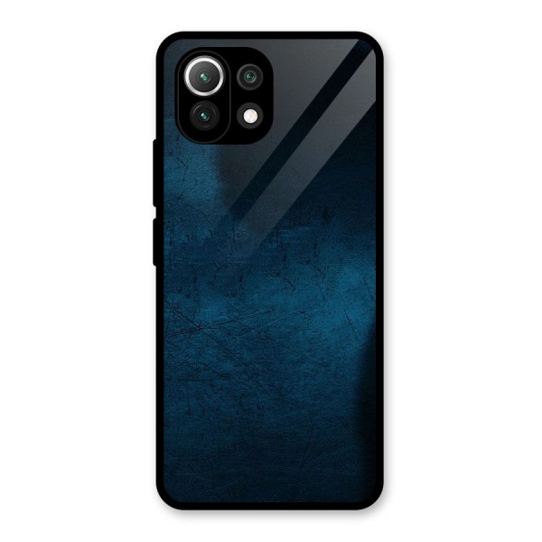 Royal Blue Glass Back Case for Mi 11 Lite