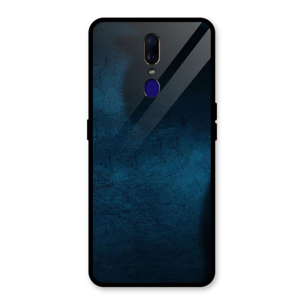 Royal Blue Glass Back Case for Oppo F11