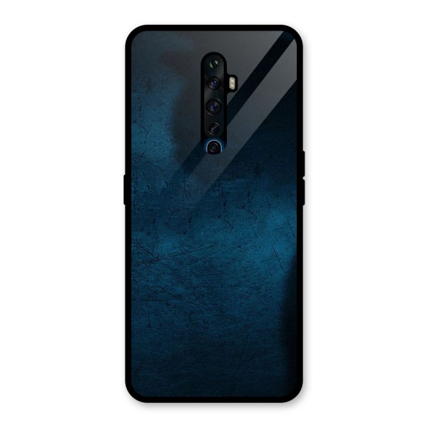 Royal Blue Glass Back Case for Oppo Reno2 Z