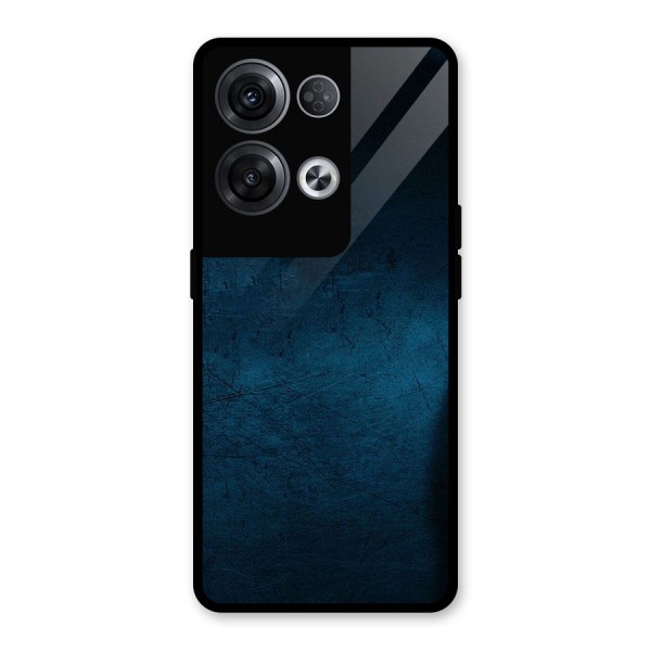 Royal Blue Glass Back Case for Oppo Reno8 Pro 5G