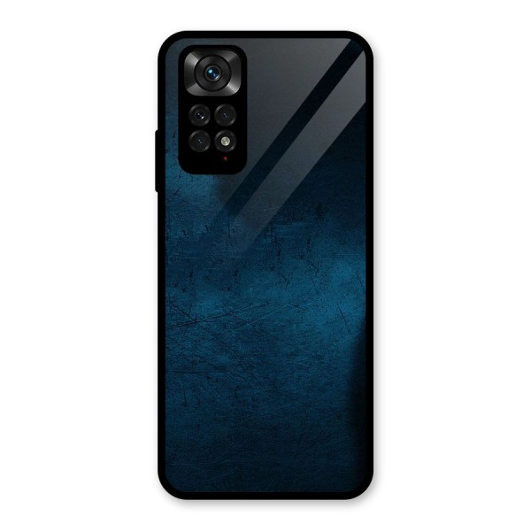 Royal Blue Glass Back Case for Redmi Note 11