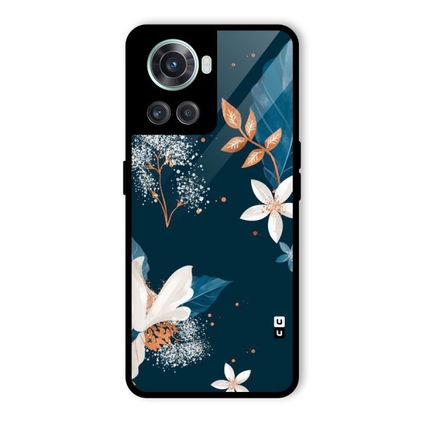 Royal Floral Glass Back Case for OnePlus 10R
