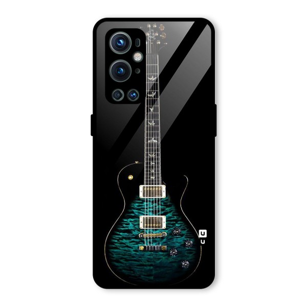 Royal Green Guitar Glass Back Case for OnePlus 9 Pro