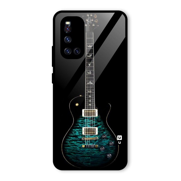 Royal Green Guitar Glass Back Case for Vivo V19