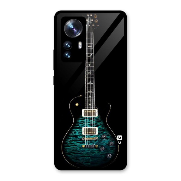 Royal Green Guitar Glass Back Case for Xiaomi 12 Pro