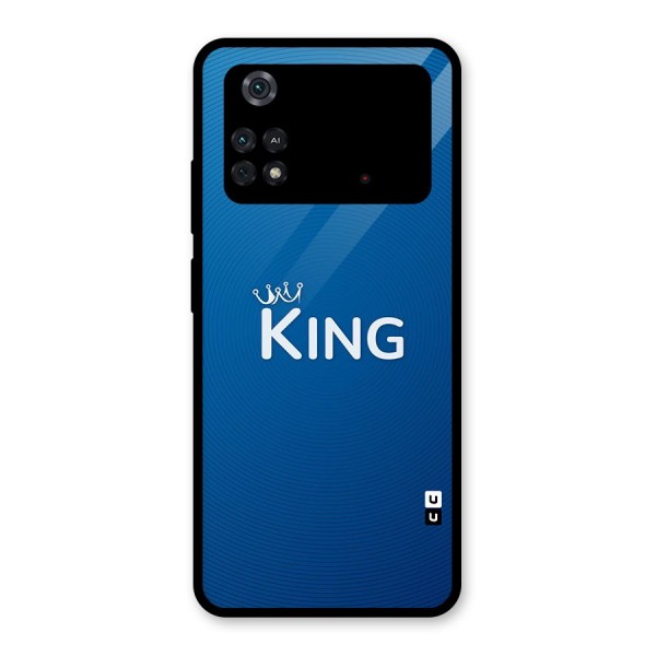 Royal King Glass Back Case for Poco M4 Pro 4G