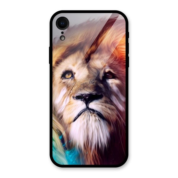 Royal Lion Glass Back Case for XR