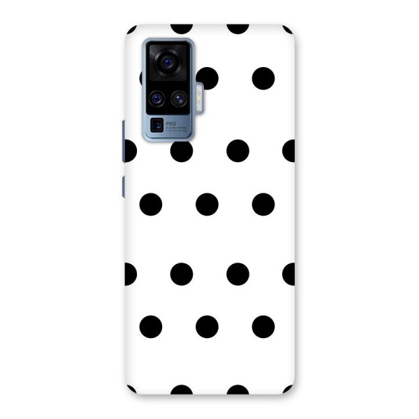 Royal Polka Dots Back Case for Vivo X50 Pro