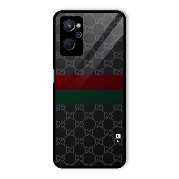 Royal Stripes Design Glass Back Case for Realme 9i