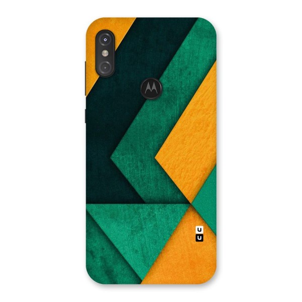 Rugged Abstract Stripes Back Case for Motorola One Power