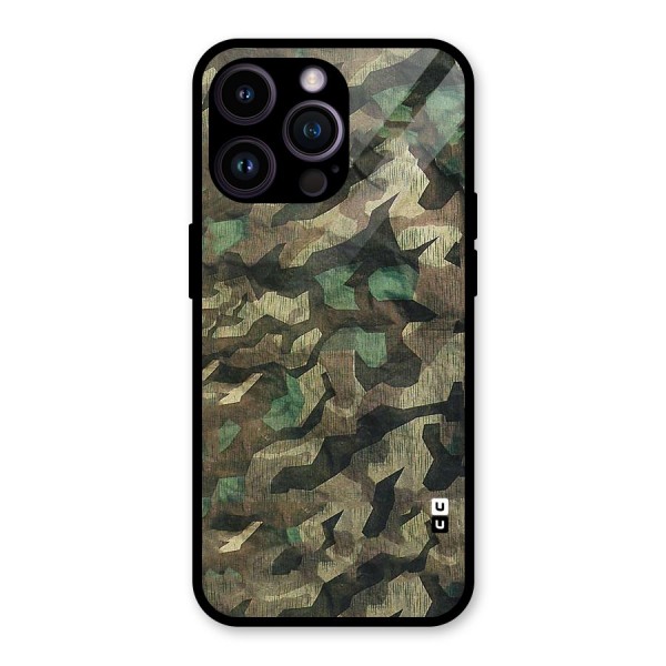 Rugged Army Glass Back Case for iPhone 14 Pro Max