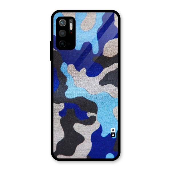 Rugged Camouflage Glass Back Case for Poco M3 Pro 5G