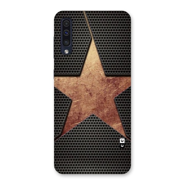 Rugged Gold Star Back Case for Galaxy A50