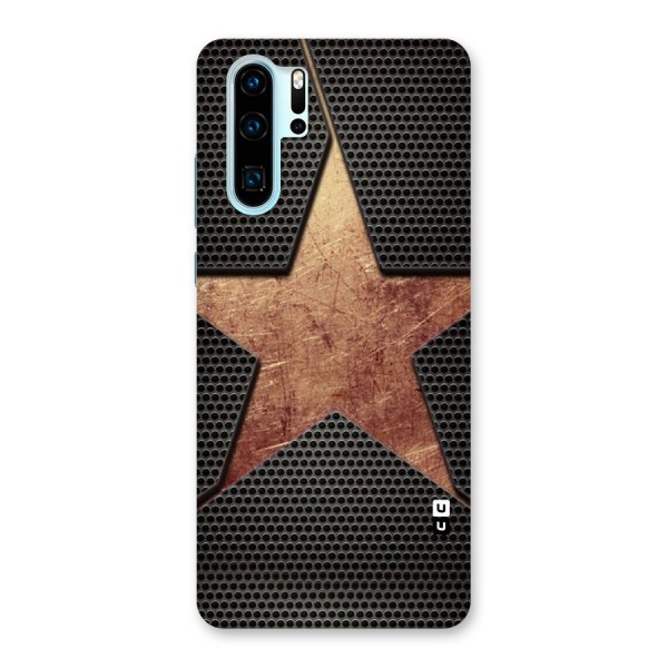 Rugged Gold Star Back Case for Huawei P30 Pro